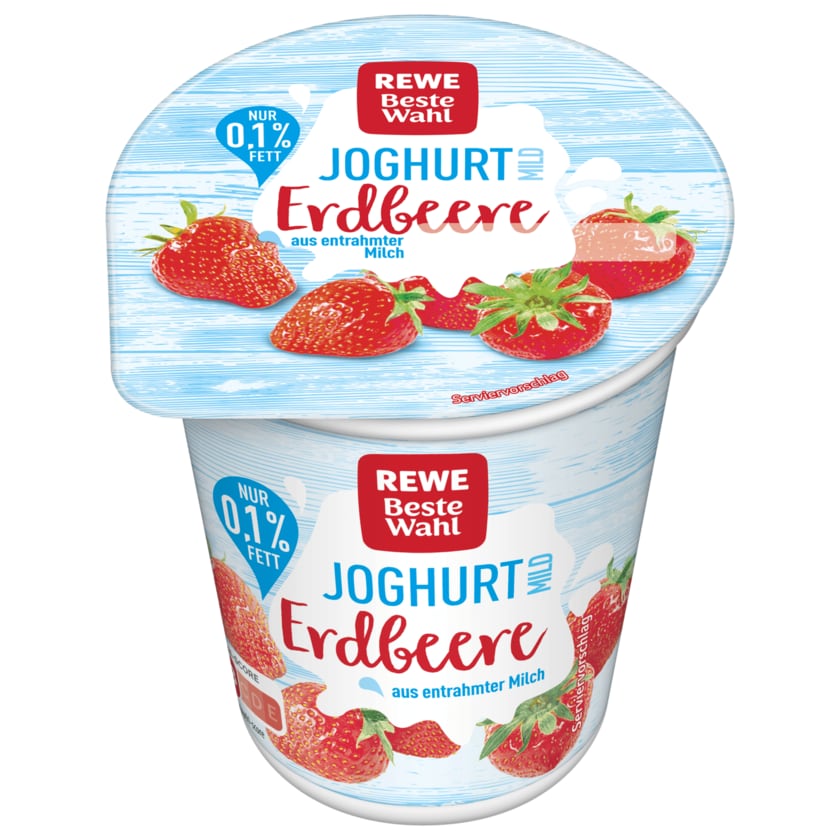 REWE Beste Wahl Fruchtjoghurt mild Erdbeere 150g